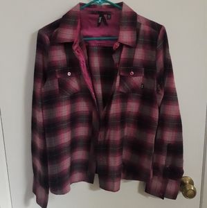 Vans (L/S) Pink Flannel Shirt
